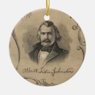 Ornamento De Cerâmica Albert Sidney Johnston