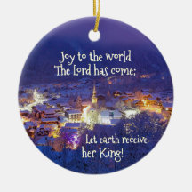 Alegria ao mundo O Senhor vem, personalizado