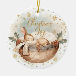 Ornamento De Cerâmica Alegria de Natal – Um Presente de Primeiras Vezes,