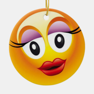 Ornamento De Cerâmica Alegria feliz de Sally