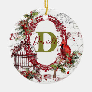 Ornamento De Cerâmica Alegria para o mundo personalizado