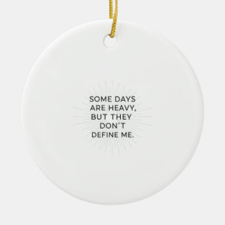 Ornamento De Cerâmica Além dos dias pesados