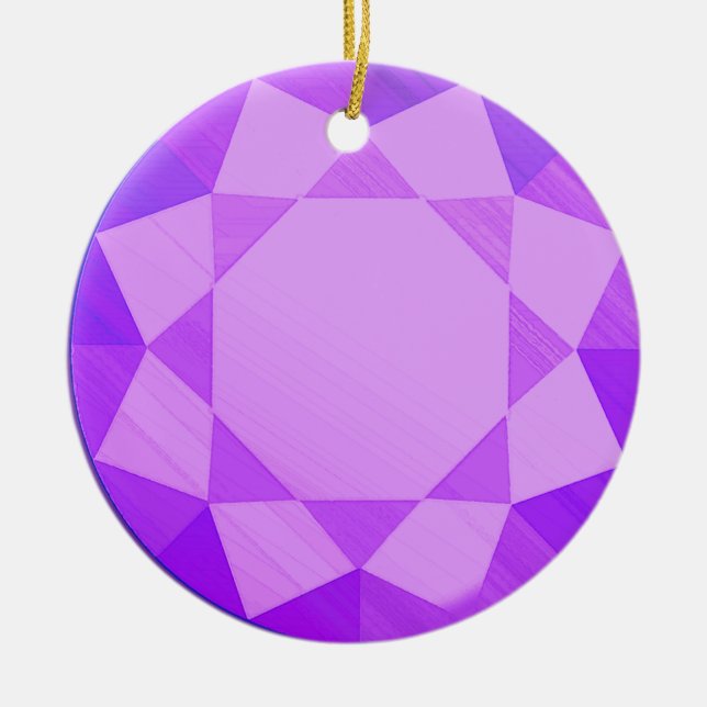 Ornamento De Cerâmica Alexandrite Gemstone / Imagem Gráfica de Joias (Frente)