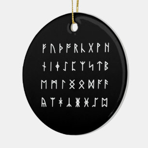 Ornamento De Cerâmica Alfabeto Runic [Futhorc]