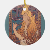Alfonse Mucha Job Art Nouveau mulher