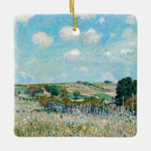 Ornamento De Cerâmica Alfred Sisley - O Prado