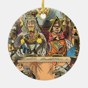 Ornamento De Cerâmica Alice no País das Maravilhas Cheshire Cat Caracter