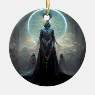 Ornamento De Cerâmica Alienígena Fae 3 Fantasy Sci-Fi