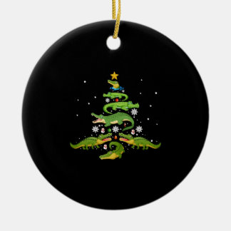 Ornamento De Cerâmica Alligator Árvore de Natal Luzes de Lover Fora de N