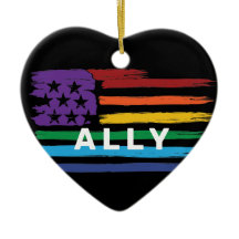 Ally Artística Rainbow Flag