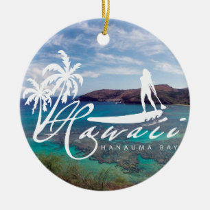 Ornamento De Cerâmica Aloha do Havaí