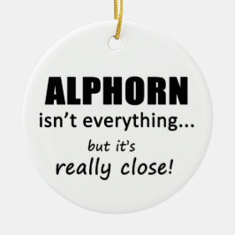 Ornamento De Cerâmica Alphorn não é tudo