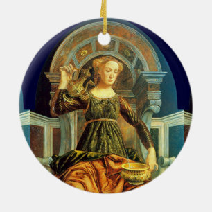 ORNAMENTO DE CERÂMICA ALVOS DE RENASCIMENTO ANTIQUÍMICOS 14 / TEMPERÂN