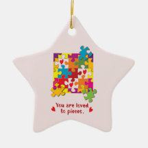 Ama de Quebra-cabeça de Aniversário a Pedaços