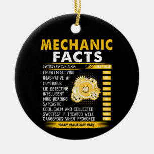 Ornamento De Cerâmica Amantes Mecânicos   Fatos Mecânicos