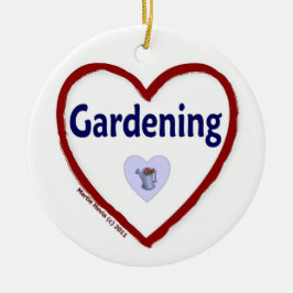Ornamento De Cerâmica Amar jardinagem