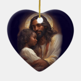 Ornamento De Cerâmica Amar um ao outro
