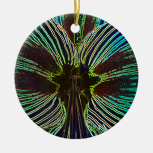 Ornamento De Cerâmica Amaryllis de néon