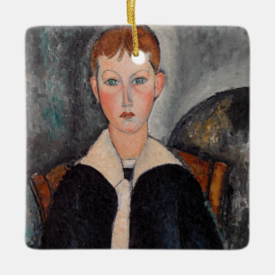 Ornamento De Cerâmica Amedeo Modigliani - Menino de um Terno de Marinhei