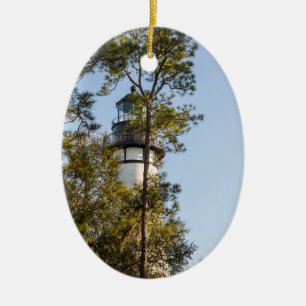 Ornamento De Cerâmica Amelia Island Lighthouse