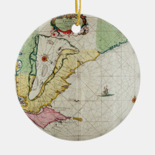 Ornamento De Cerâmica América, chapeia 17 'de Le Nouveau e de Illumi