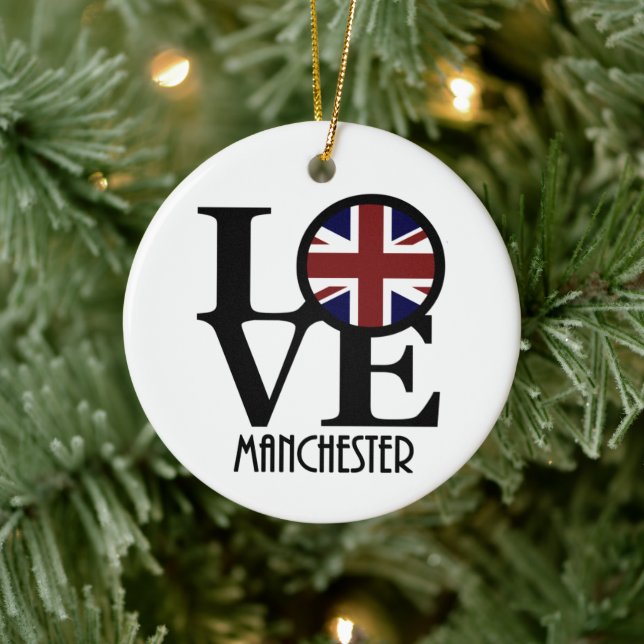 Ornamento De Cerâmica AMO Manchester Inglaterra (Árvore)