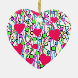 Ornamento De Cerâmica Amor
