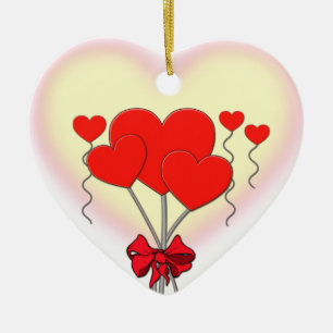 Ornamento De Cerâmica Amor