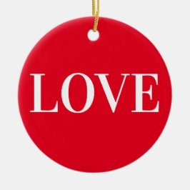 Ornamento De Cerâmica amor