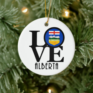 Ornamento De Cerâmica AMOR Alberta Canadá