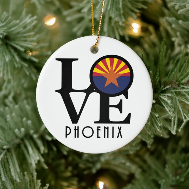 Ornamento De Cerâmica AMOR Arizona Phoenix (Árvore)