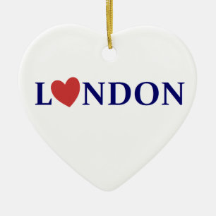 Ornamento De Cerâmica Amor de Londres
