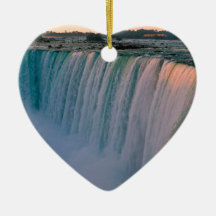 Ornamento De Cerâmica Amor de queda Niagara Ontário Canadá da cachoeir