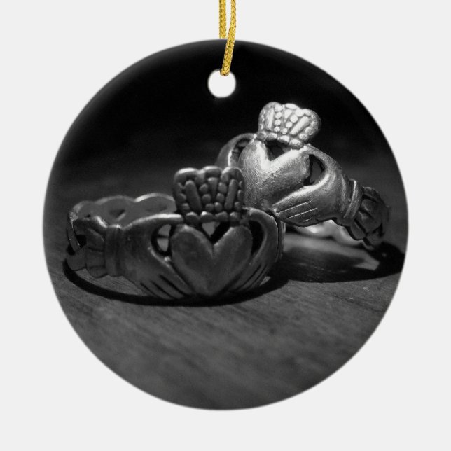 Ornamento De Cerâmica Amor irlandês (Frente)