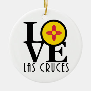 Ornamento De Cerâmica AMOR Las Cruces NM