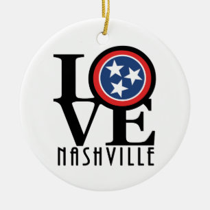 Ornamento De Cerâmica AMOR Nashville
