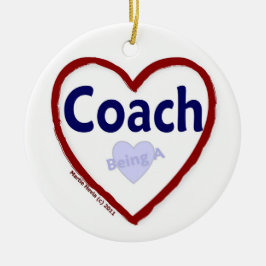 Ornamento De Cerâmica Amor ser treinador