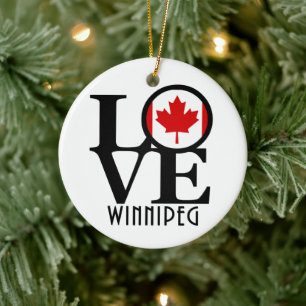 Ornamento De Cerâmica AMOR Winnipeg Canadá