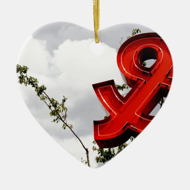 Ornamento De Cerâmica Ampersand (Frente)