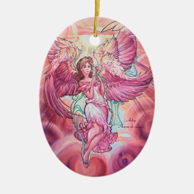 Ornamento De Cerâmica Anael (Frente)