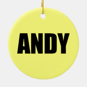 Ornamento De Cerâmica Andy