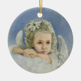 Ornamento De Cerâmica Angel Natal