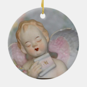 Ornamento De Cerâmica Angel Ornament