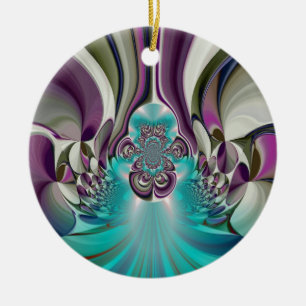 Ornamento De Cerâmica Angelic Hakuna Matata Purple Heart.jpg