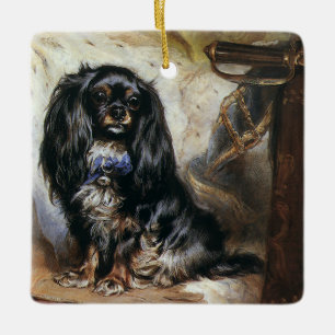 Ornamento De Cerâmica Animais de animal de estimação do vintage, cão 