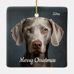 Ornamento De Cerâmica Animais de companhia de cães de Natal, datados,