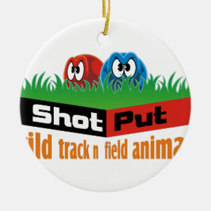 Ornamento De Cerâmica Animais selvagens do atletismo