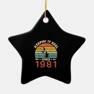 Ornamento De Cerâmica aniversário de 40 anos - Mantenha-o rolo desde 198
