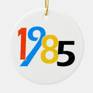 Ornamento De Cerâmica aniversário de 40 anos Vintage 1985, Presentes De