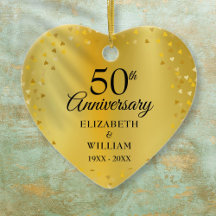 Aniversário de 50 anos de Casamento Confetes de Co